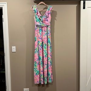 NWT Lilly Pulitzer Mirella Maxi Dress - It was all a dream - Size Small